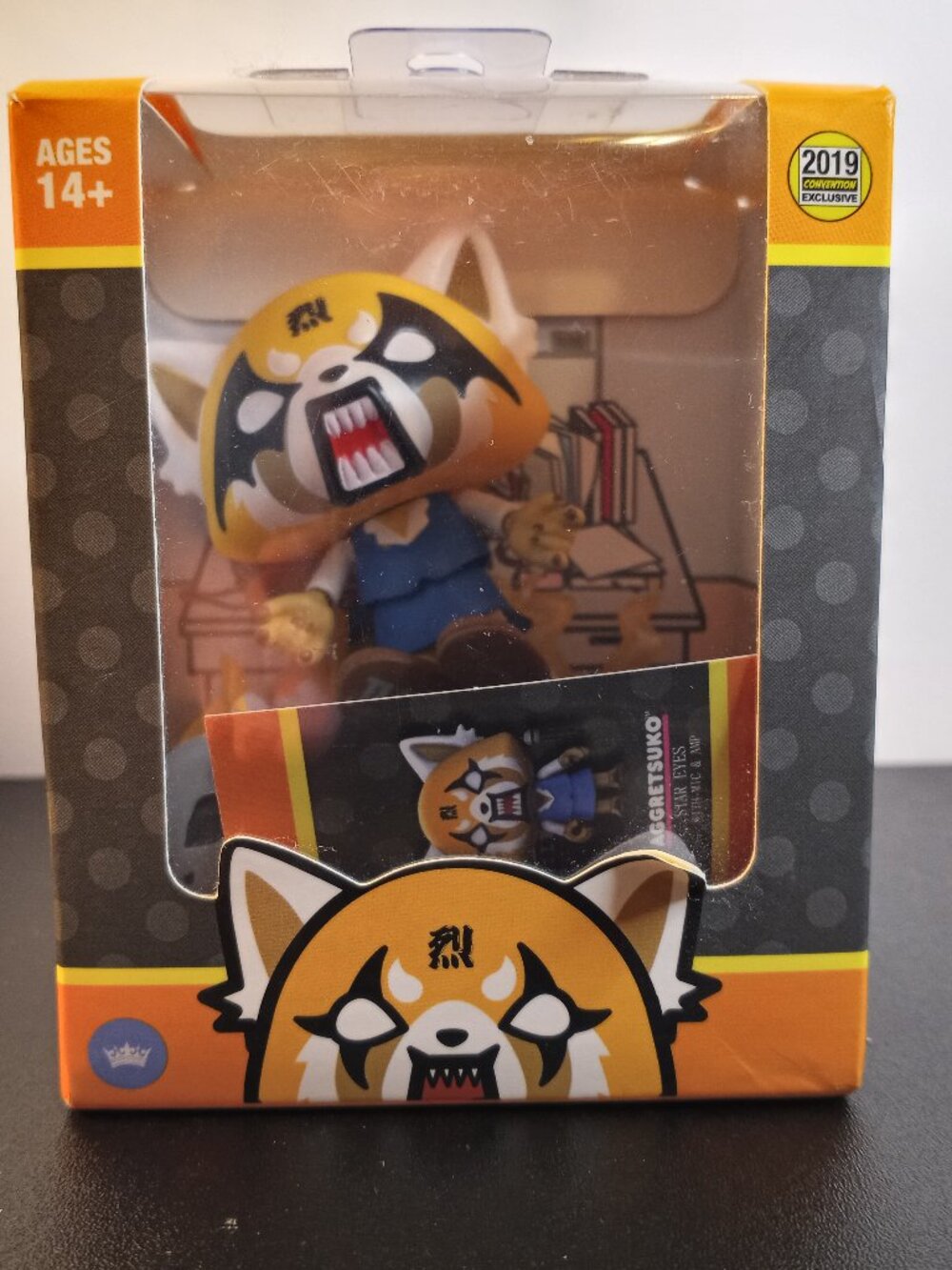 Aggretsuko Vinyl Figure with Skull base